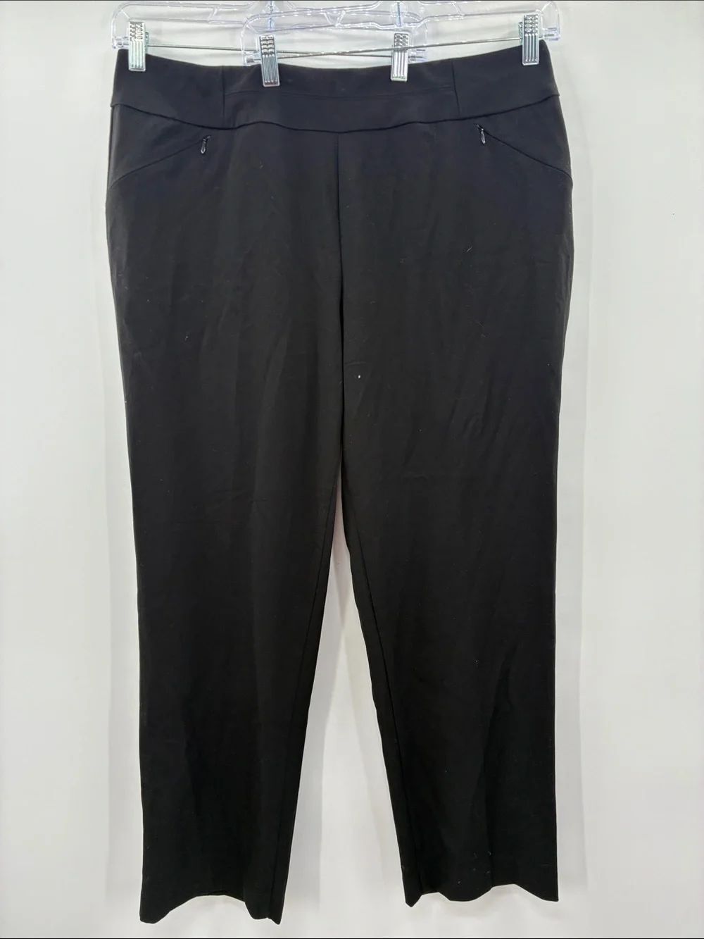 3for$20 Investment Classic Black Pull-On Trouser Pants size 18s